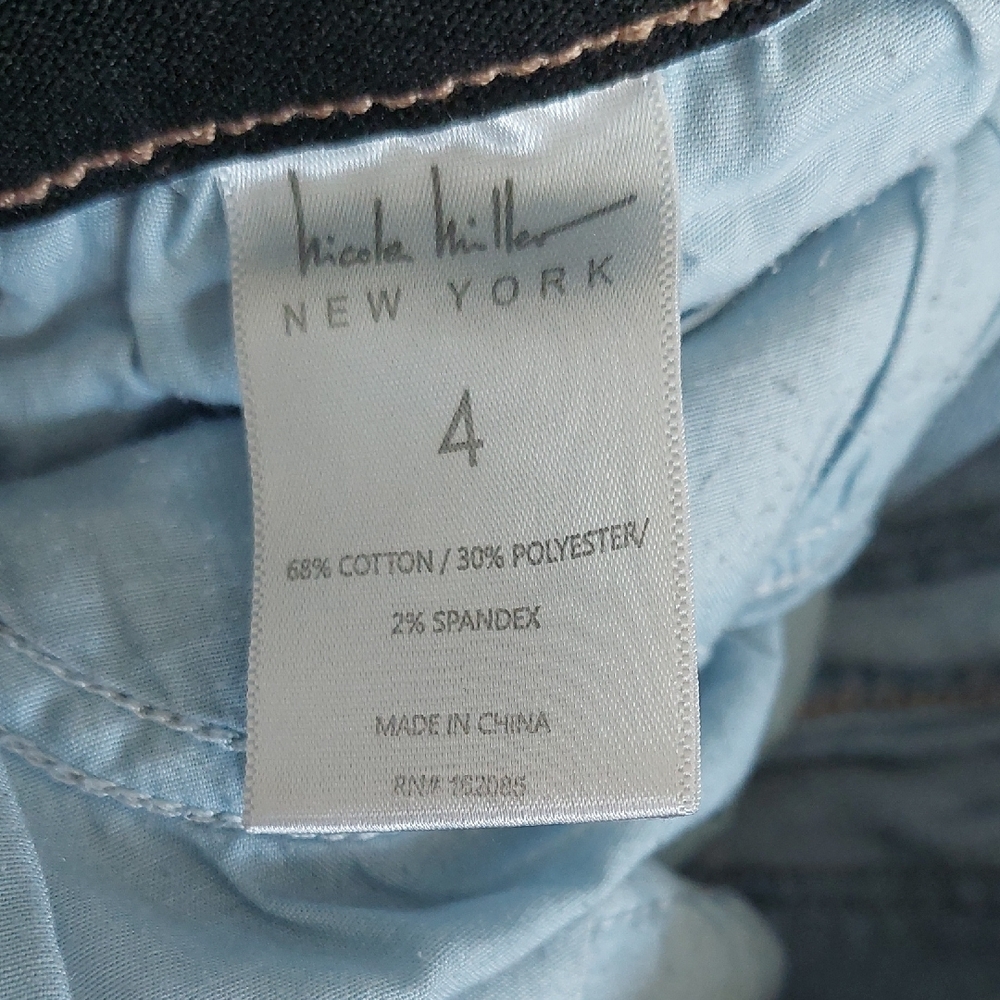 Nicole Miller NY Soho High Rise Skinny Jeans Distressed Light Wash Size 4 Stretc - Picture 3 of 7